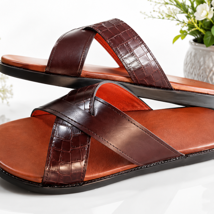 Topmost Crafts Executive Cross-Strap Slide