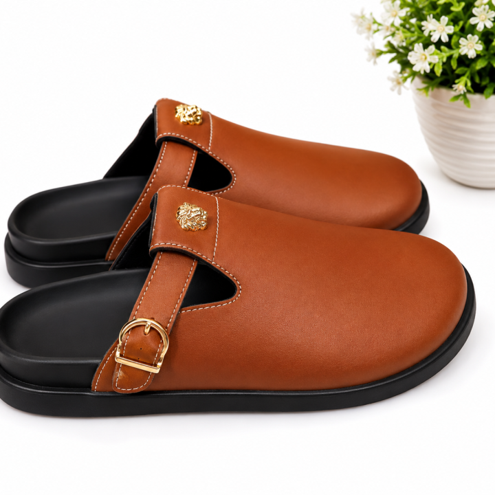 Topmost Crafts Royal Buckle Mule